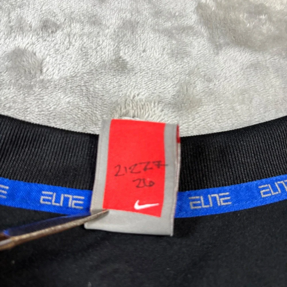 Nike Duke Blue Devils Elite Team Basketball Shooting Shirt Black XL Long Sleeve